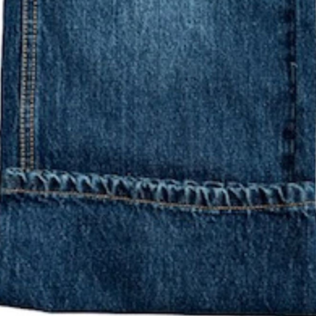 Girls Adjustable Waist Wide Leg Blue Jeans - Modest Denimwear for Teens & Tweens