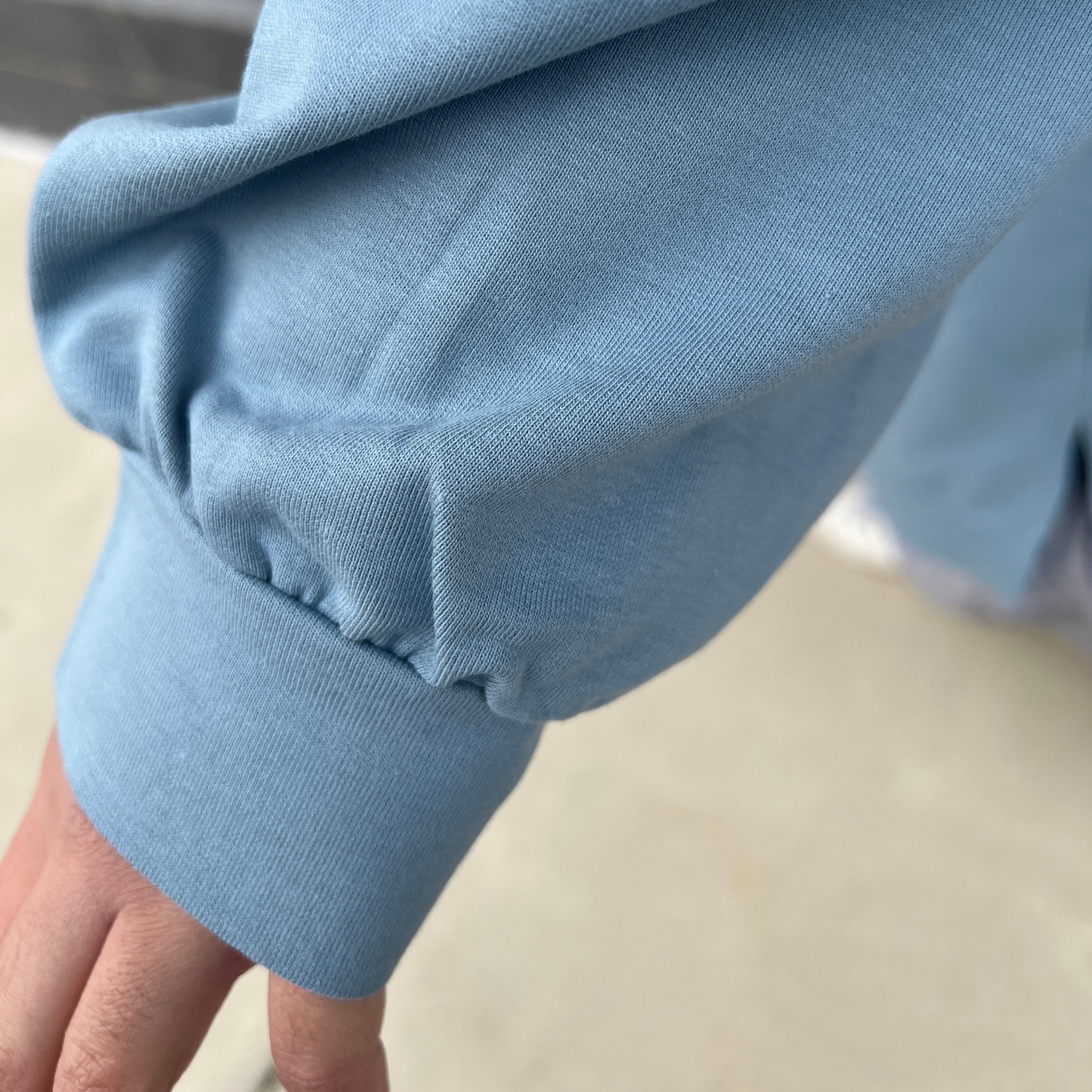 Girls Trendy Light Blue Long Sleeve Tunic - Modest Casualwear for Teens & Tweens