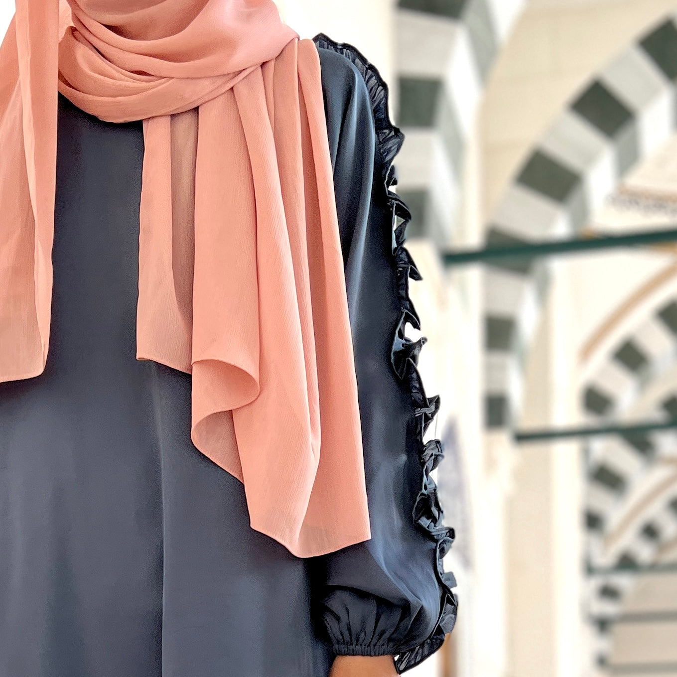 Girls Light Purple Ruffled Maxi Dress