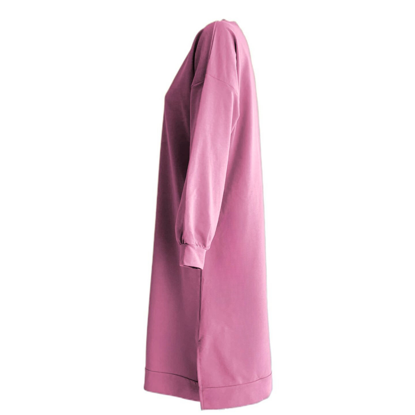 Girls Trendy Mauve Pink Long Sleeve Tunic - Modest Casualwear for Teens & Tweens